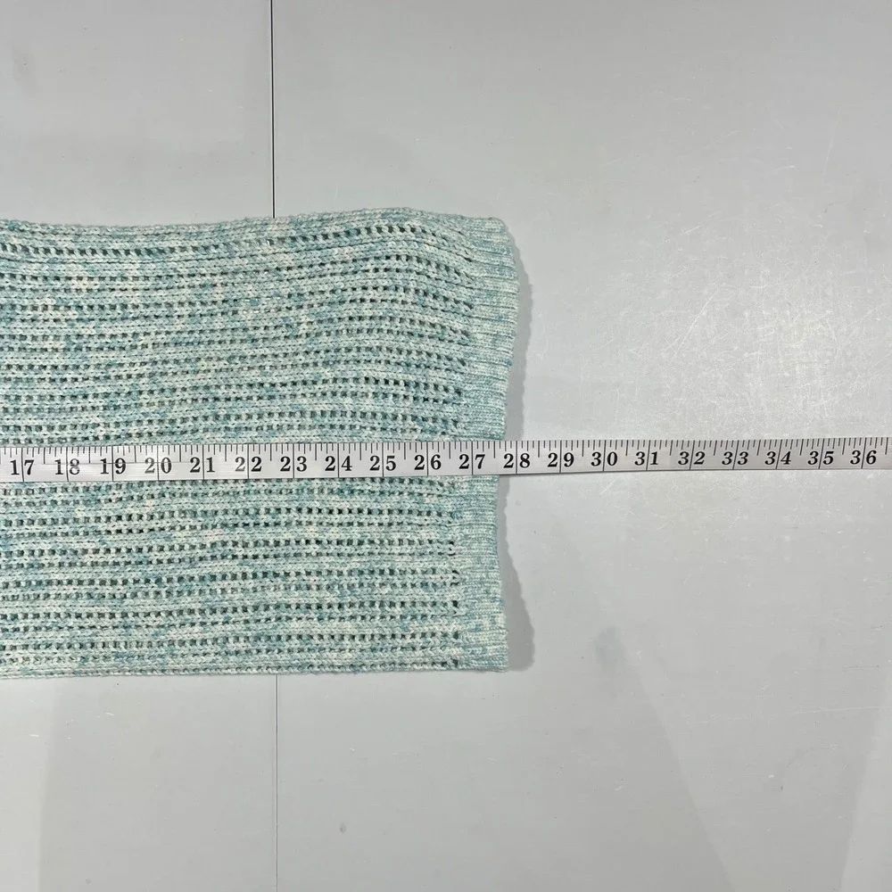 Talbots Coastal Mature‎ Open Knit Scoop Neck Pullover Sweater Womens 1x Beachy